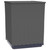 Planter Set of 2 Black Polypropylene 11.8x11.8x14.6 in. A949-364182