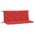 Garden Bench Cushion Set of 2 Red Oxford fabric (100% polyester) A949-315010