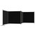 4-Panel Room Divider Black 274.8"x70.9" Fabric A949-350285