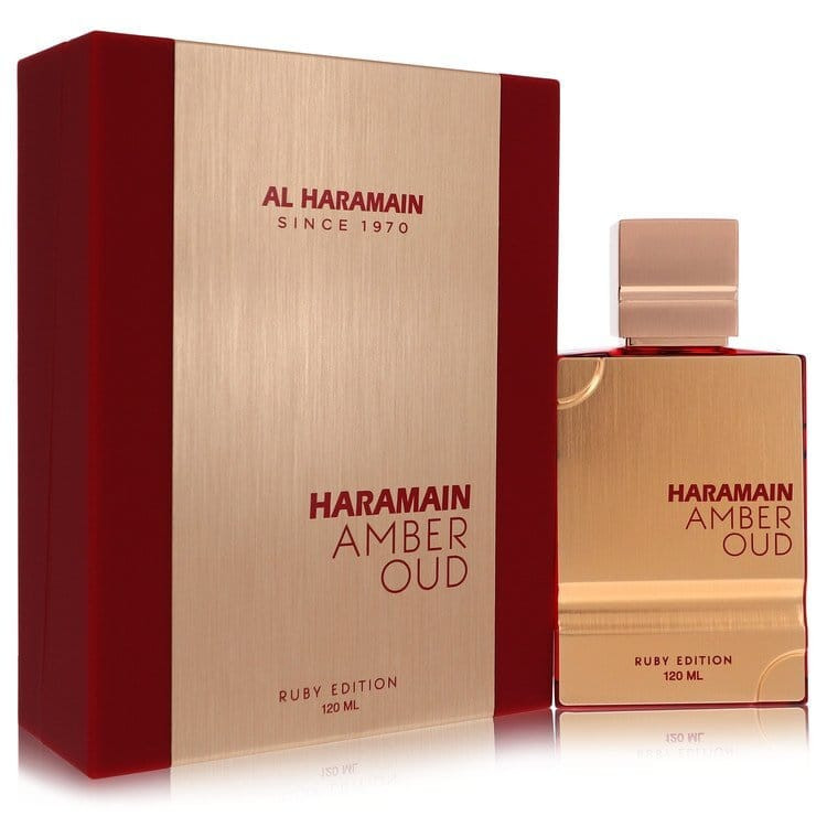 Al Haramain Amber Oud Ruby by Al Haramain Eau De Parfum Spray (Unisex) 4 oz (Women) V728-562723