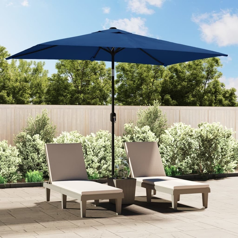 Garden Parasol Azure Polyester 118.1x78.7 in Tiltable A949-47129