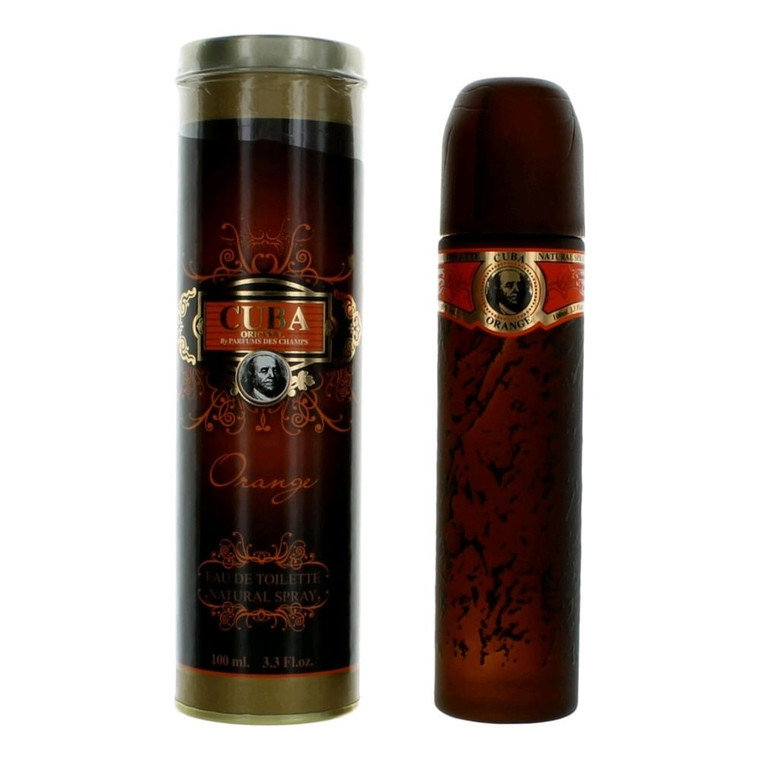 Cuba Orange by Cuba, 3.3 oz Eau De Toilette Spray for Men R654-amcubo34s
