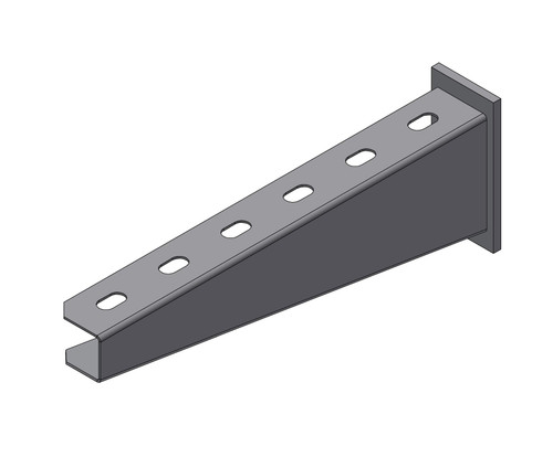 Accessorio  - Zincato a caldo - Mensola P   L=320mm. Sp=1.5mm