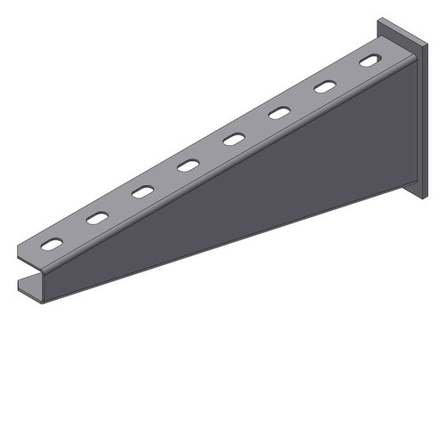 Accessorio  - Zincato a caldo - Mensola P   L=420mm. Sp=1.5mm