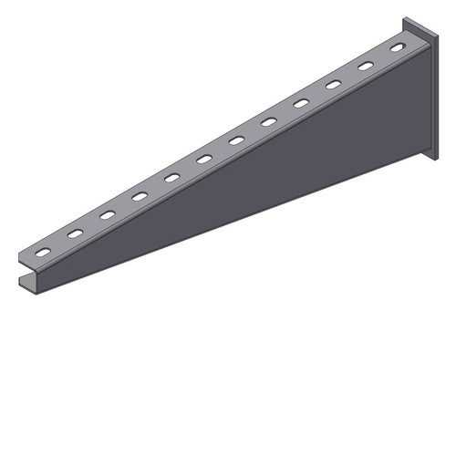 Accessorio  - Zincato a caldo - Mensola P   L=620mm. Sp=1.5mm