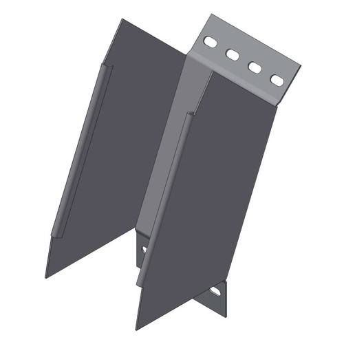 Passerella tipo AR -  Zincato a caldo -  45° CURVA DISCESA  100 x 100 x R=150 mm sp= 1.5 mm  - asolata e ribordata