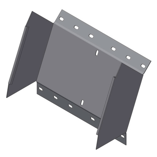 AR FOR. RIBORD.  H.D.G. C. DISC. 45° 300 x 100 R=150 Th=1,5mm