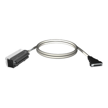 Cablaggio. Cablaggio Modicon X80. 20-way terminal. SUB-D25 connector. 1.5m