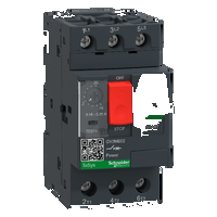 Interruttore automatico magnetotermico a pulsanti. TeSys. GV2ME. 0.16-0.25A viti