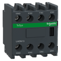 Blocco contatti ausiliari TeSys - 1NO + 3NC - Morsetti a vite