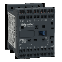 Contattore TeSys LP1-K - 3 poli - AC3 440V 9 A - 24 V CC