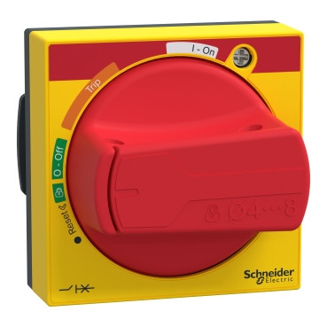 manovra universale. ComPacT NSXm. manovra rossa/fronte giallo. IP54. parte di