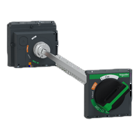 Manovra rotativa rinviata. ComPacT NSX100/160/250. manovra nera. lunghezza