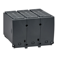 Copriterminali lungo - 3 poli - Per INS/ INV320..630/NSX400..630 - Passo 45 mm