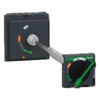 Manovra rotativa rinviata. ComPacT NSX400/630. manovra nera. lunghezza albero