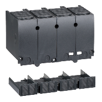 1 coprimorsetto - 4 poli - collegamento CC - poli/serie - INS250