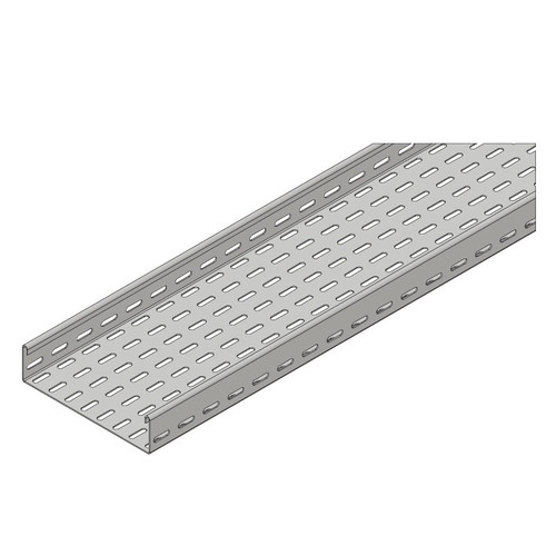 Passerella tipo AR -  Zincato a caldo -  ELEMENTO RETTILINEO  300 x 50 x L=3000 mm sp= 1.5 mm  - asolata e ribordata