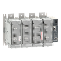 Interruttore-sezionatore con fusibili. FuPact. FuPactGS DIN800/3. 4 poli