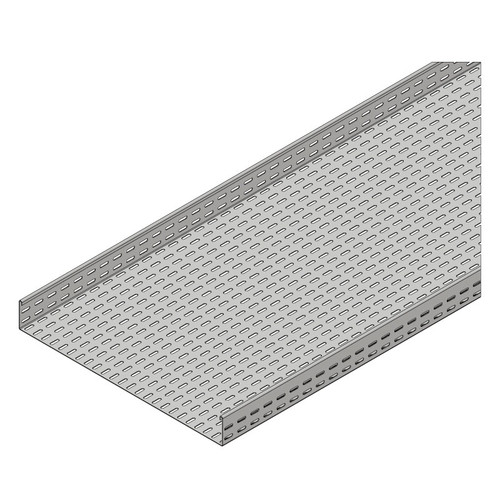 Passerella tipo AR -  Zincato a caldo -  ELEMENTO RETTILINEO  600 x 75 x L=3000 mm sp= 1.5 mm  - asolata e ribordata