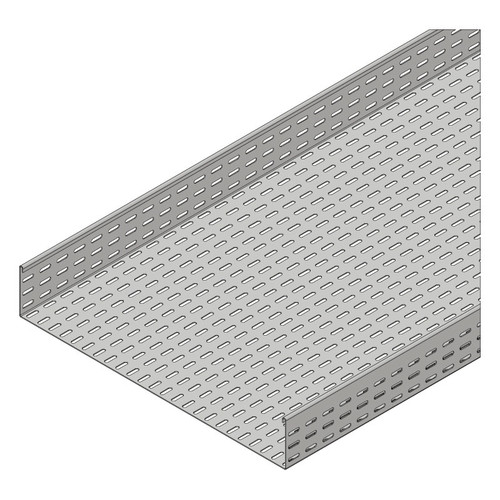 Passerella tipo AR -  Zincato a caldo -  ELEMENTO RETTILINEO  600 x 100 x L=3000 mm sp= 1.5 mm  - asolata e ribordata