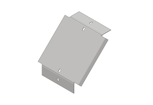 Coperchio tipo CA- Zincato a caldo - 90° CURVA DISCESA 200 x 50 R=150mm. Sp=1mm