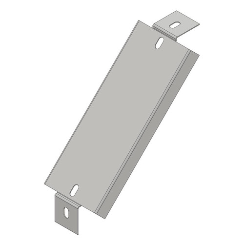 Passerella tipo CA -  Zincato a caldo -  45° CURVA SALITA 75 x 20 x R=150 mm sp= 1 mm  - asolata e ribordata