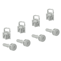 Set di 4 viti std plastica x cop H= 40 PanelSeT