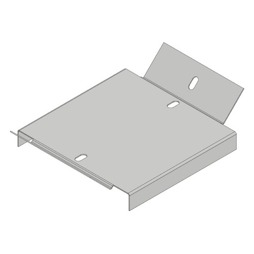 Passerella tipo CA -  Zincato a caldo -  90° CURVA SALITA 150 x 20 x R=150 mm sp= 1 mm  - asolata e ribordata
