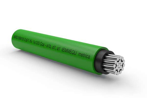 Cavo ARG16M16 - 0.6 - 1KV - 1X240 - GREEN - Cca-s1b.d1.a1 Bobina da 500 metri