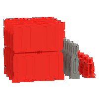 Otturatori sicurezza + blocco MTZ3 4P SP Masterpact