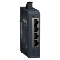 switch di rete. Modicon Networking. standard non gestito. 4 porte per rame con 1 porta per