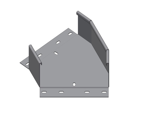 AR FOR. RIBORD.  H.D.G. C. 45° PIANA 200 x 100 R=150 Th=1,5mm
