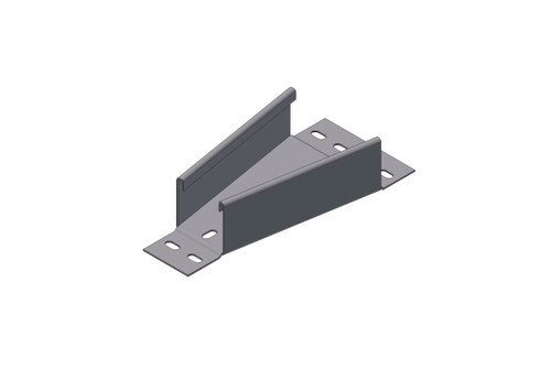 Passerella tipo AR -  Zincato a caldo -  RIDUZIONE 100 x 50 x B=50 mm sp= 1.5 mm  - asolata e ribordata