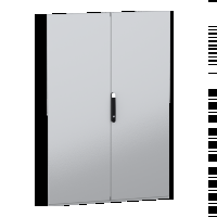 Porta piena doppia. PanelSeT SFN. PanelSeT SM. per armadio elettrico H1800 W1200mm