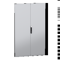 Porta piena doppia. PanelSeT SFN. PanelSeT SM. per armadio elettrico H2000 W1200mm