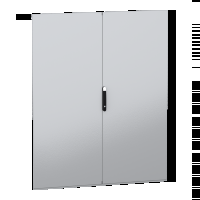 Porta piena doppia. PanelSeT SFN. PanelSeT SM. per armadio elettrico H2000 W1600mm