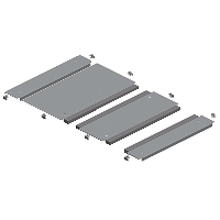 Piastra passacavi 2 ingressi 600x600 mm PanelSeT