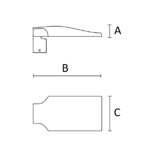 Armatura Stradale IP66 70W-3K+Mezz.Virtuale  LED-
