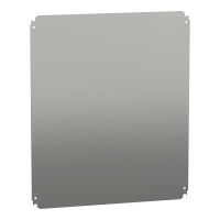 Piastra interna in lamiera 700x600 PanelSeT