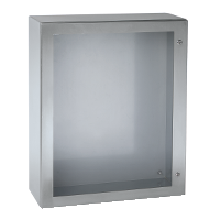 Armadio PanelSeT S3X. acciaio inox 304L. porta trasparente. 500x400x200mm. IP66