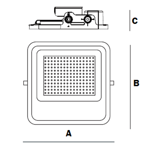 Proiettore ATEX 2-22 100W-4K LED-