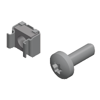 Kit fissaggio zoccolo inox 304L PanelSeT