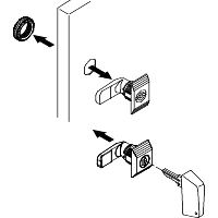 Chiave/maniglia 220 - PanelSeT CRN PanelSeT