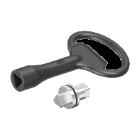 Serratura inox triangolo 8mm PanelSeT