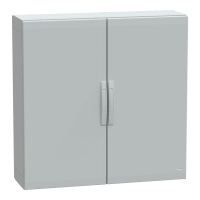 Armadio in poliestere. PanelSeT PLA. porta piena. totalmente chiuso. 1000x1000x320mm.