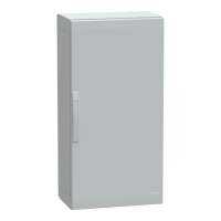 Armadio in poliestere. PanelSeT PLA. porta piena. totalmente chiuso. 1000x500x320mm.