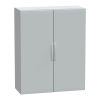 Armadio in poliestere. PanelSeT PLA. porta piena. completamente chiuso.