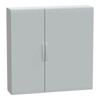 Armadio in poliestere. PanelSeT PLA. porta piena. totalmente chiuso. 1250x1250x320mm.