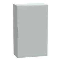 Armadio in poliestere. PanelSeT PLA. porta piena. totalmente chiuso. 1250x750x420mm.