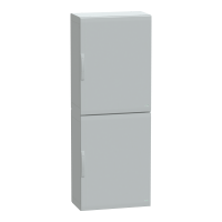 Armadio in poliestere. PanelSeT PLA. porta piena. totalmente chiuso. 2000x750x420mm.